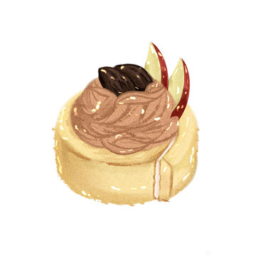 Sweet cake illustration 