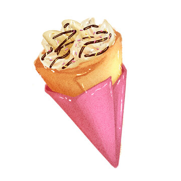 Sweet cake illustration 