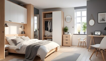 Scandinavian bedroom interior design bedroom