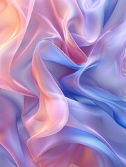 Obraz premium Three dimensional render of wavy pattern. Design of albums, notebooks, banners, postcards, posters