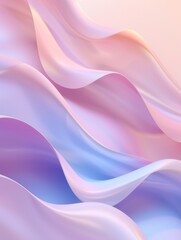 Obraz premium Three dimensional render of wavy pattern. Design of albums, notebooks, banners, postcards, posters