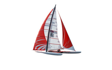 sailboat on white