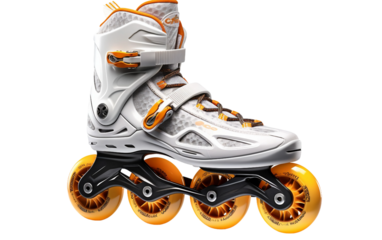 roller skates isolated on white