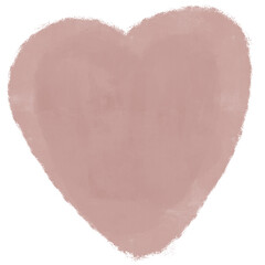 Tauppy Taupe Heart Brushstroke