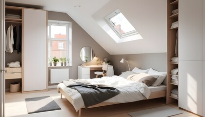 Scandinavian bedroom interior design bedroom