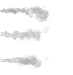 Fototapeta premium Abstract art. Grey smoke hookah on a transparen background. Inhalation. Steam Generator. The concept of aromatherapy.