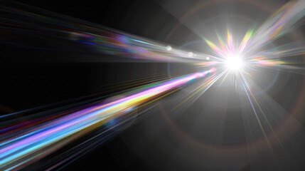 Lens Flare light overlay texture black background