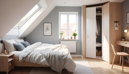 Scandinavian bedroom interior design bedroom