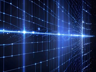 Obraz premium mesh of information