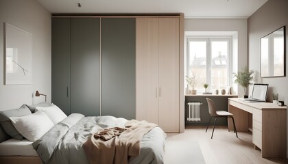 Scandinavian bedroom interior design bedroom