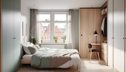 Scandinavian bedroom interior design bedroom