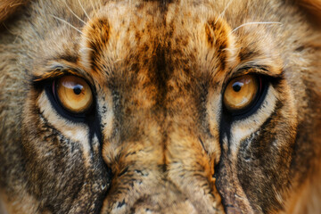 portrait of a lion, generative ai