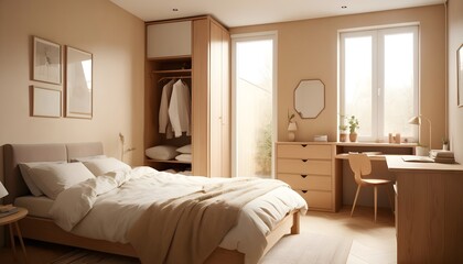 Scandinavian bedroom interior design bedroom