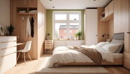 Scandinavian bedroom interior design bedroom