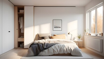 Scandinavian bedroom interior design bedroom