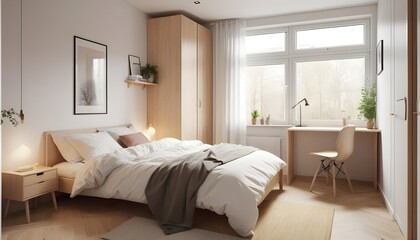 Scandinavian bedroom interior design bedroom
