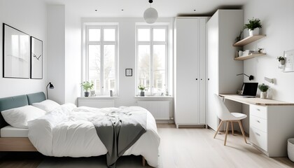 Scandinavian bedroom interior design bedroom