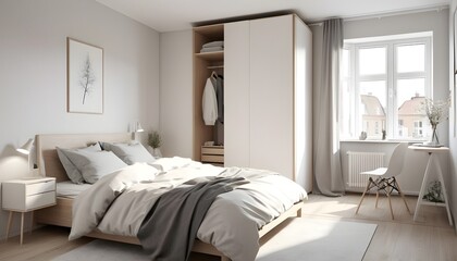 Scandinavian bedroom interior design bedroom