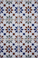 Detailed floral tiles