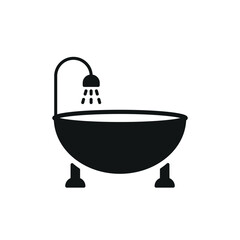 Bathtub icon vector design templates simple and modern