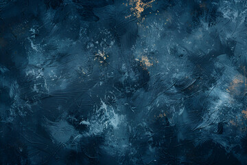 Obraz premium Abstract grunge dark navy blue background rough decorative textured pained backdrop graphic design banner arts poster