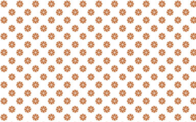 Golden abstract floral seamless pattern. Vector gold and white background.