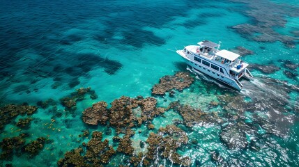 Adventure-seekers Exploring Hidden Coves: A Catamaran Excursion into an Aquatic Playground