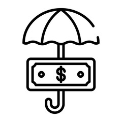 Money Protection Lineart