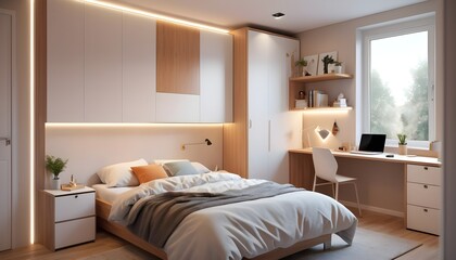 Scandinavian bedroom interior design bedroom