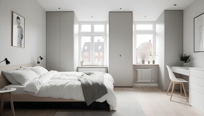 Scandinavian bedroom interior design bedroom