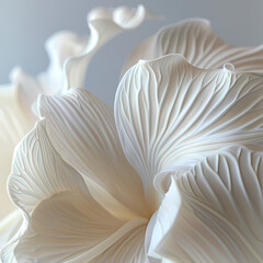 white orchid flower petals By Generated AI