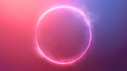 Obraz premium neon circle