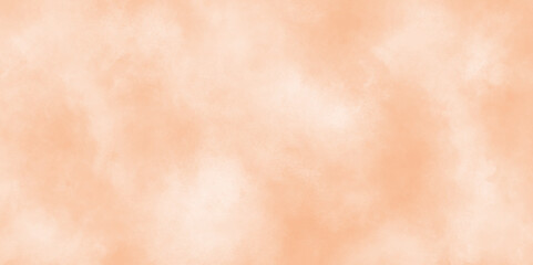 Old paper texture with stains and scratches, Hand painted abstract cloud texture, Paint leaks and ombre effects orange watercolor texture, Pink and orange light background with grunge effect.