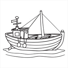 boat vector illustration