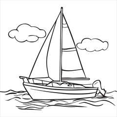 boat vector illustration