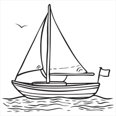 boat vector illustration