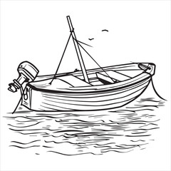 boat vector illustration