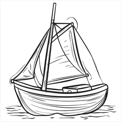 boat vector illustration