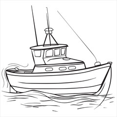boat vector illustration