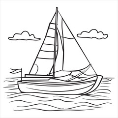 boat vector illustration