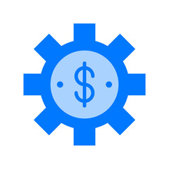 Money Management Blue Flat