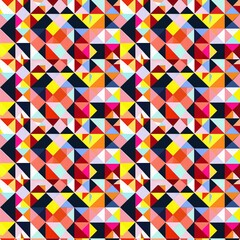 Colorful seamless pattern featuring a variety of colors