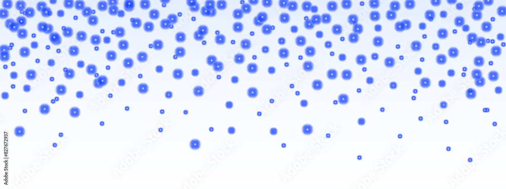 Poster glittering vector dust on a transparent background. blue sparkling lights. christmas holiday glow pa
