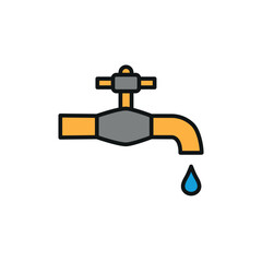 Faucet icon vector design templates simple and modern