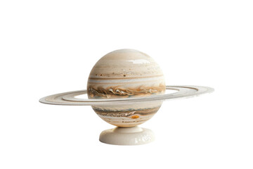 Celestial Wonder Saturn On Transparent Background. - Powered by Adobe