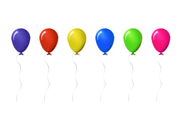 Set of balloons design