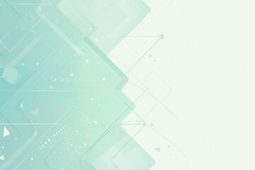 Fototapeta premium soft green Geometric Background