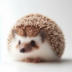 Obraz premium hedgehog on white