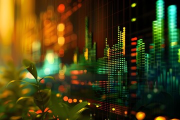 Sustainable Business Metrics: A Cinematic Panorama of ESG and Responsible Investment KPIs in Midcentury Modern Design