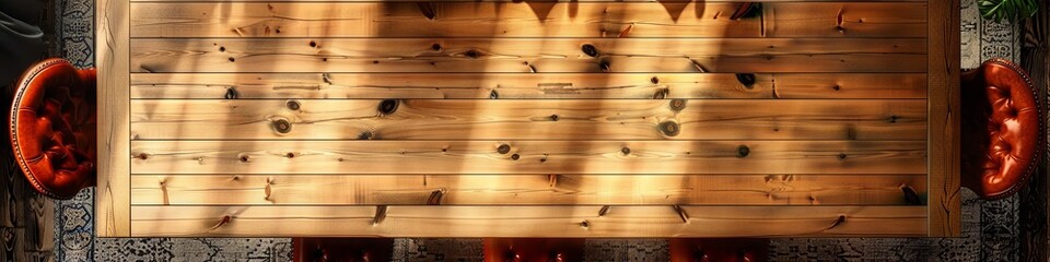Horizontal wood grain texture background, banner